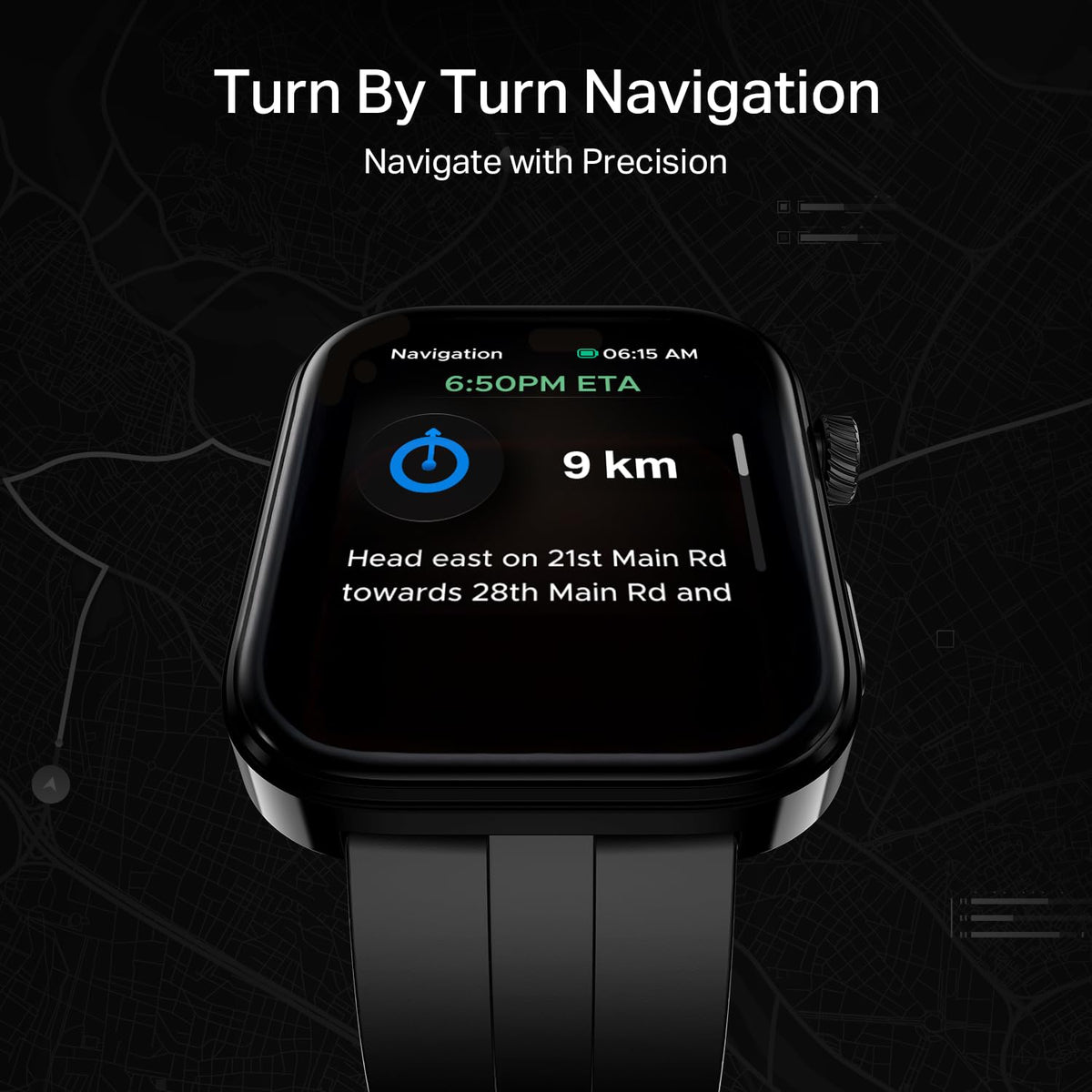 boAt Chrome Endeavour, Premium Metal Body, 1.96”(4.97cm) AMOLED Display,AI Coach Health Insights,Advanced S1 Processor,HRV,VO2 Max,Auto Watchface Refresh, Smart Watch for Men & Women (Active Black)