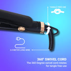 VGR V-515 Professional Hair Straightener with 7 Temperature settings & Uniform Heat Technology (Black)