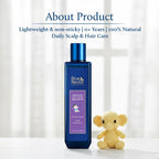 Blue Nectar Ayurvedic Baby Hair Oil with Ghee for Healthy Scalp