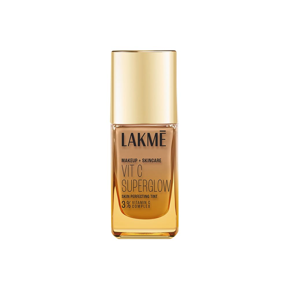 Lakme Makeup+Skincare VitC Superglow Skin Perfecting Tint Warm Beige W240 25ml