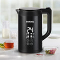 Borosil Cooltouch 1.5L 1350W Digital Electric Kettle | Temprature Display, Double Wall, Keep Warm Function with Wide Mouth | Can make Tea, Noodles, Soup, Boiled Eggs, Vegetable etc. | 2 years Warranty