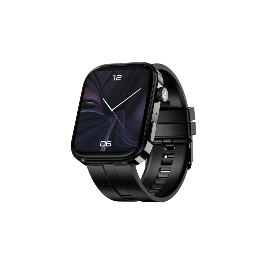 boAt Chrome Endeavour, Premium Metal Body, 1.96”(4.97cm) AMOLED Display,AI Coach Health Insights,Advanced S1 Processor,HRV,VO2 Max,Auto Watchface Refresh, Smart Watch for Men & Women (Active Black)