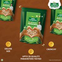 ata Sampann Pistachios Roasted &amp; Salted, Pista, 500g,