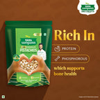 Tata Sampann Pistachios Roasted &amp; Salted, Pista, 500g,