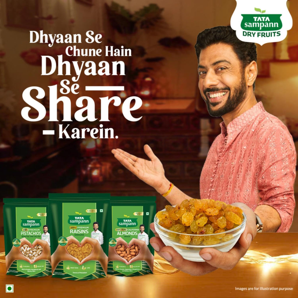 Tata Sampann Pure Raisins Seedless/Kishmish, 500g