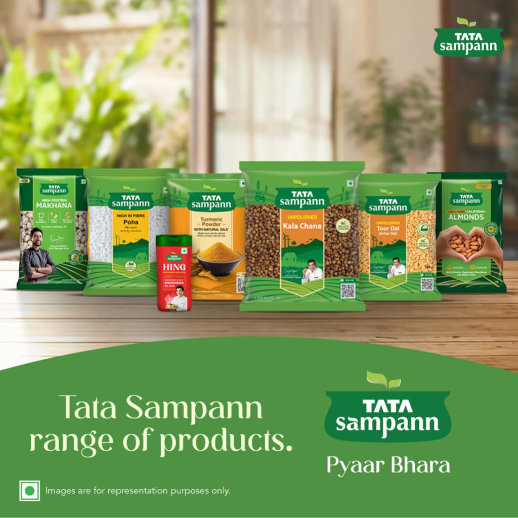 Tata Sampann Unpolished Kala (Black, Brown) Chana, 500g