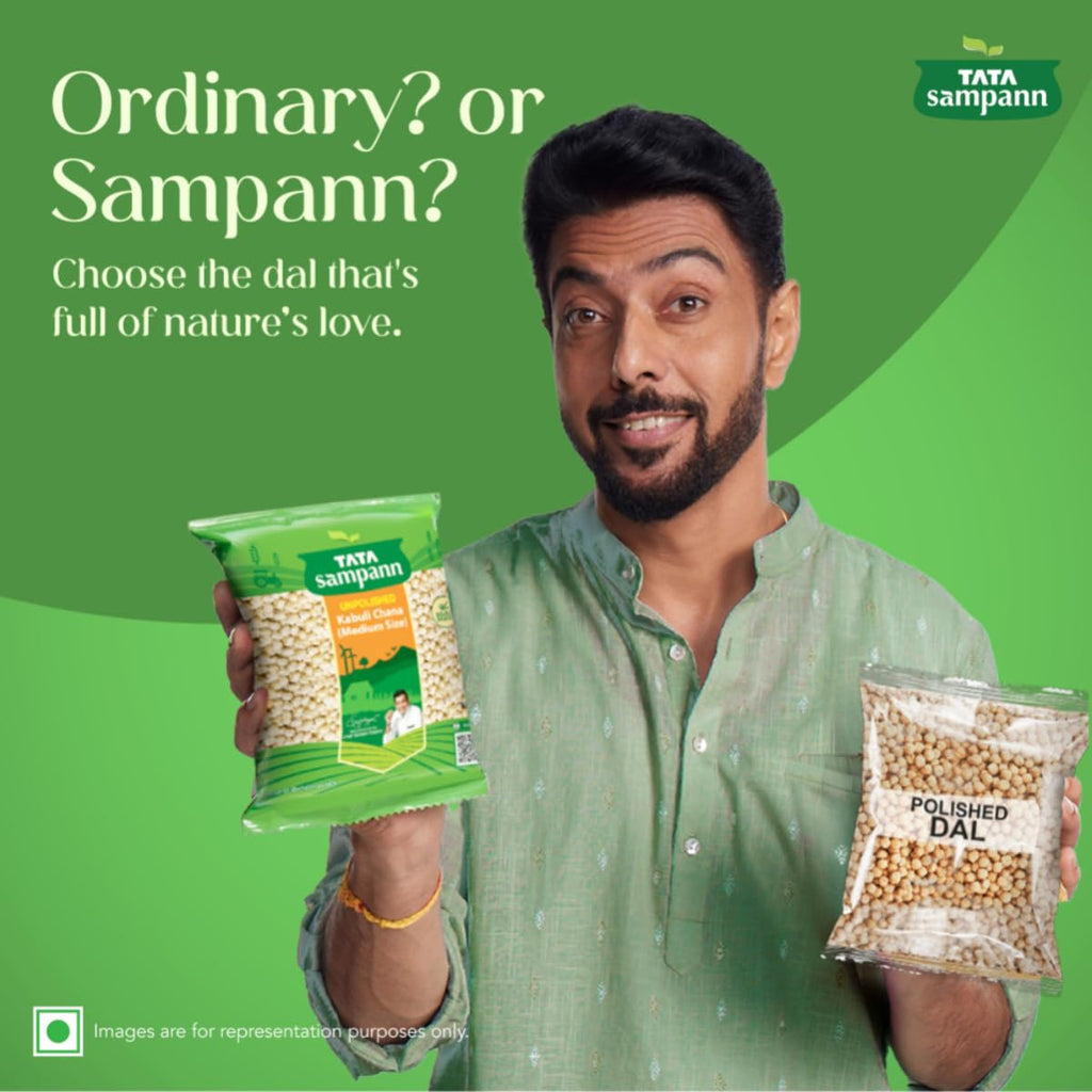 Tata Sampann Unpolished Kabuli Chana, 1 kg, (Medium Size)