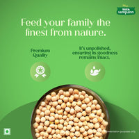 Tata Sampann Unpolished Safed Matar (White Peas), 500g, Select Grains, Dried Peas, White Ragda Chana, Vatana, Sukhe Matar, Chef Recommended