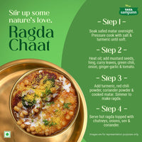 Tata Sampann Unpolished Safed Matar (White Peas), 500g, Select Grains, Dried Peas, White Ragda Chana, Vatana, Sukhe Matar, Chef Recommended