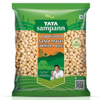 Tata Sampann Unpolished Safed Matar (White Peas), 500g, Select Grains, Dried Peas, White Ragda Chana, Vatana, Sukhe Matar, Chef Recommended