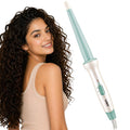 VGR V-596 Professional Curling Wand with 25MM Pearl Barrel, Fast PTC Heating, Dual Temperature Control Up To 200°C, Cool Touch Tip, Hair Curler Iron For Women, Salon Styling, Long Lasting Curls, White