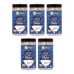 Nutriorg Organic Rolled Oats 2.5Kg (Pack of 5 x 500g) | Oats Imported from Australia | USDA Certified Organic & Gluten-Free | High Fiber & Protein | Bulk Value Pack for Weight Loss & Daily Breakfast