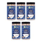 Nutriorg Organic Rolled Oats 2.5Kg (Pack of 5 x 500g) | Oats Imported from Australia | USDA Certified Organic & Gluten-Free | High Fiber & Protein | Bulk Value Pack for Weight Loss & Daily Breakfast