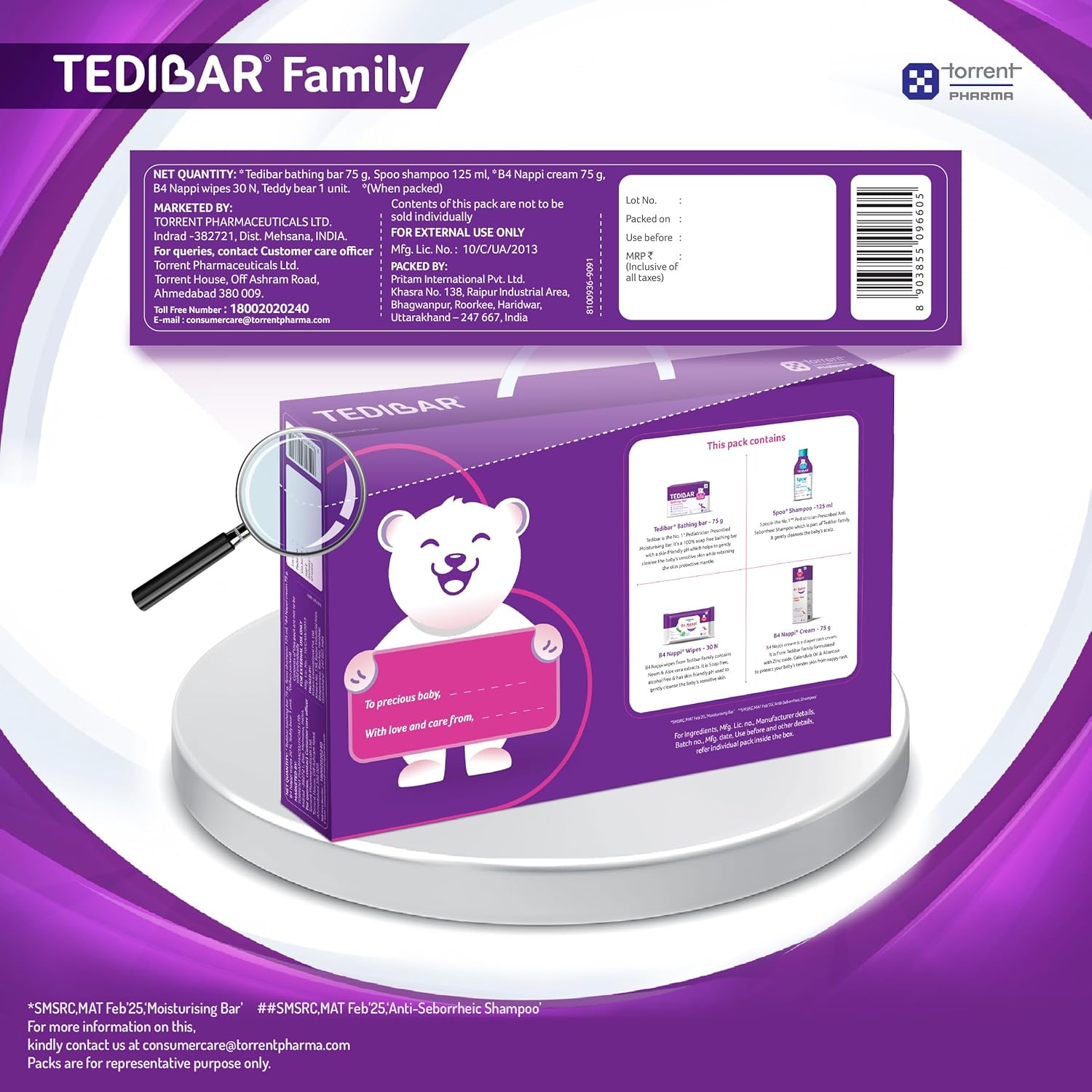 Tedibar Family Baby Care Collection By -Torrent Pharma