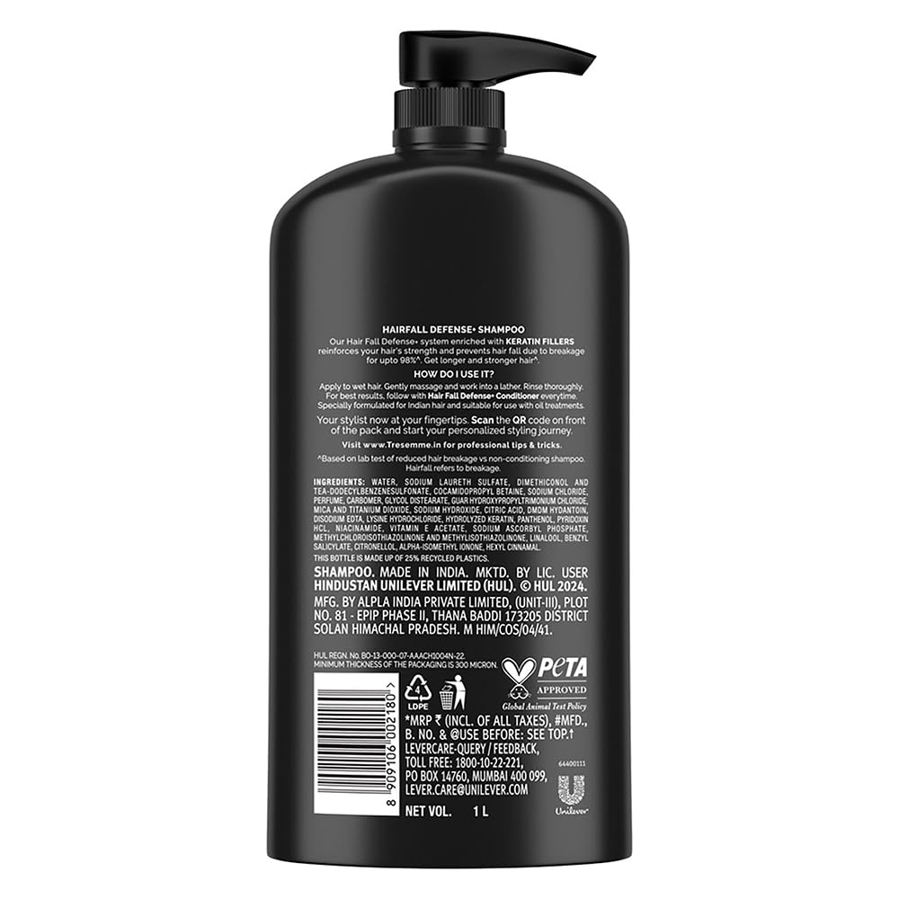 TRESemme Hairfall Defense+ Shampoo 1000ml