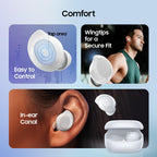 Samsung Galaxy Buds Core (Black) Galaxy AI Enabled in-Ear TWS with ANC | Enriched Bass | 6 Mic Setup | IP54 | 35hrs Battery | Touch Controls