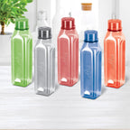MILTON Prime Pack of 5 Water Bottles, 1 Litre Each I BPA Free I Food Grade Fridge Bottle Set I Leak Proof Bottles for Travel, Work, Assorted