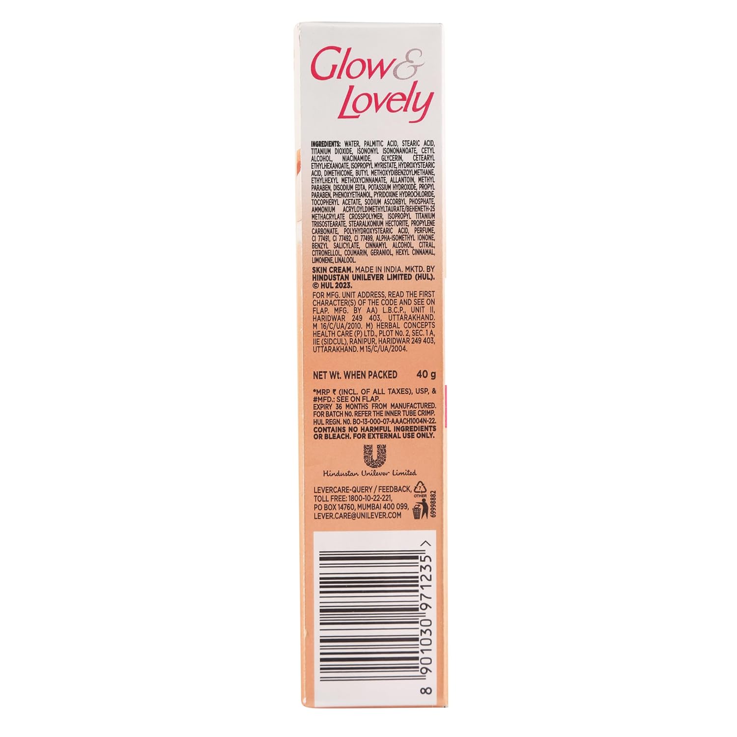 Glow & Lovely BB Cream, 40 gm