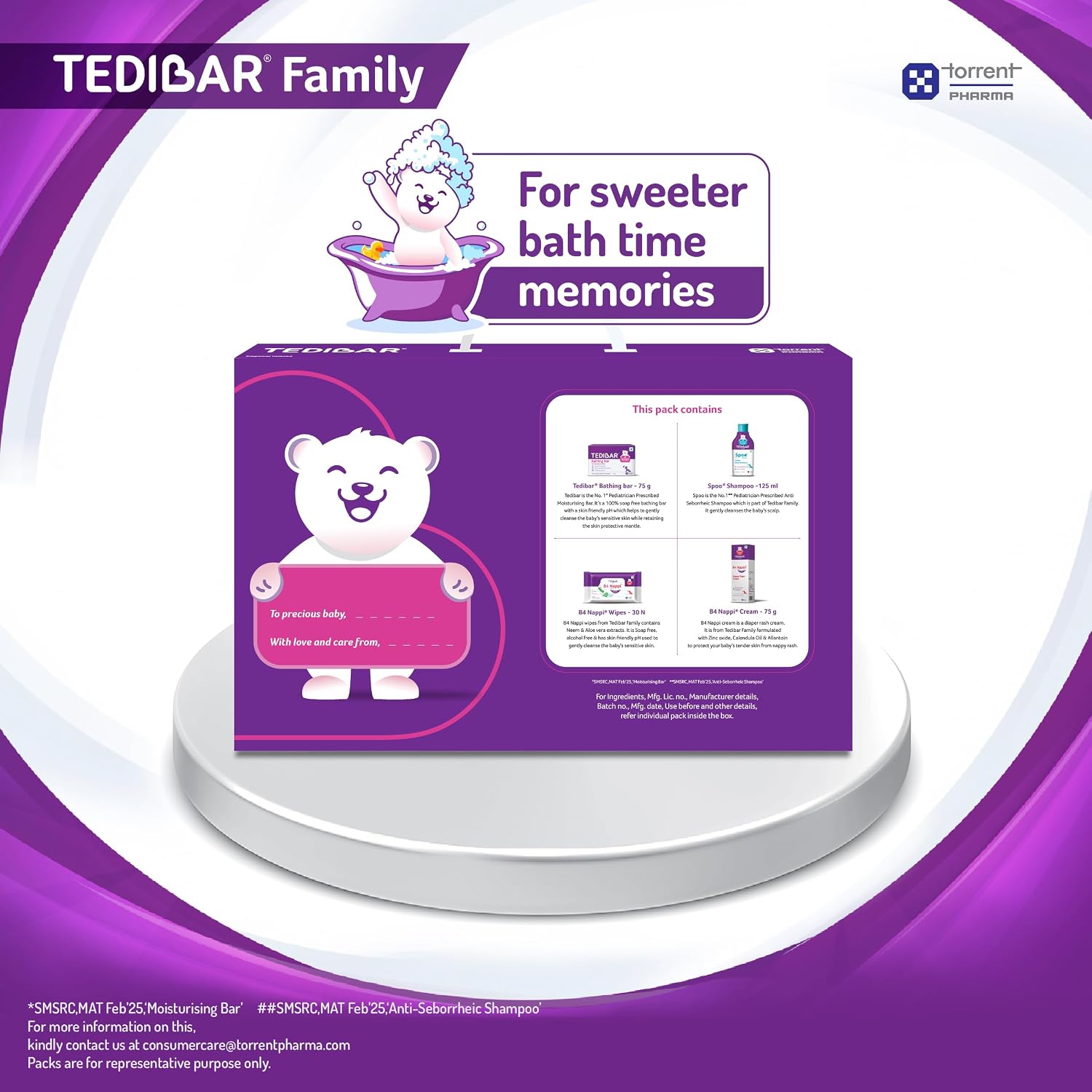 Tedibar Family Baby Care Collection By -Torrent Pharma