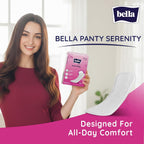 Bella Serenity Panty Liners for Women| Ultra-Thin | Leak-Proof Absorbent Core | Extra Soft Top sheet | No Perfume | 185 mm Large Size | Pack of 60
