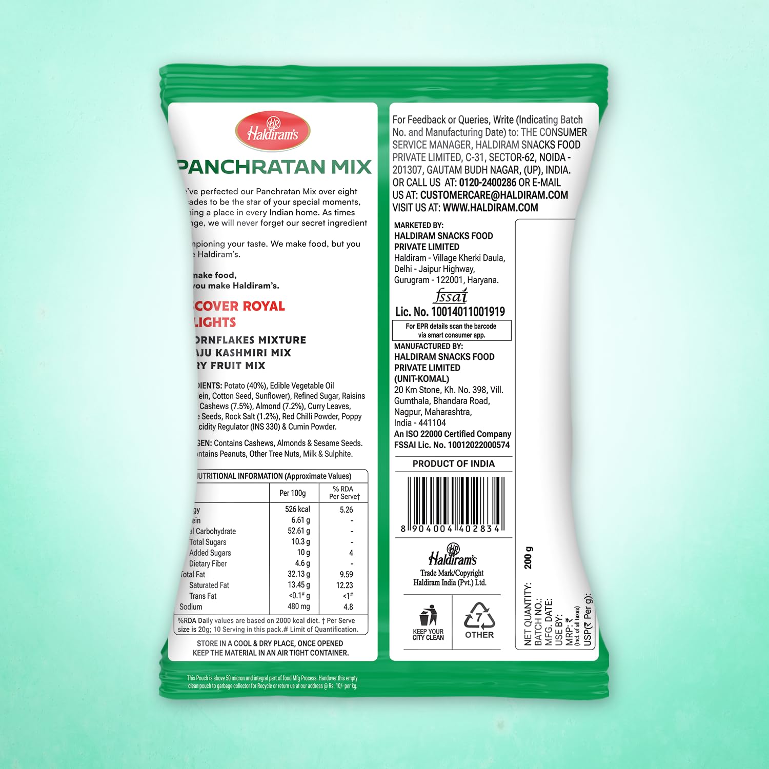 Haldiram's Nagpur Pancharatan Mixture 150g