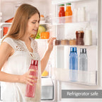MILTON Prime Pack of 5 Water Bottles, 1 Litre Each I BPA Free I Food Grade Fridge Bottle Set I Leak Proof Bottles for Travel, Work, Assorted