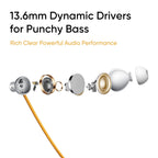 realme Buds Wireless 5 ANC in Ear Bluetooth Headphones,50dB ANC, 13.6mm Dynamic Bass Driver,360? Spatial Audio,45ms Low Latency,Upto 38hrs Playback,IP55 Rating,Dual Device Connection (Dawn Silver)