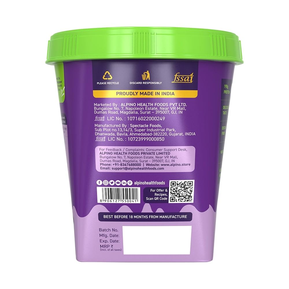 ALPINO Chocolate Peanut Butter Smooth 1kg