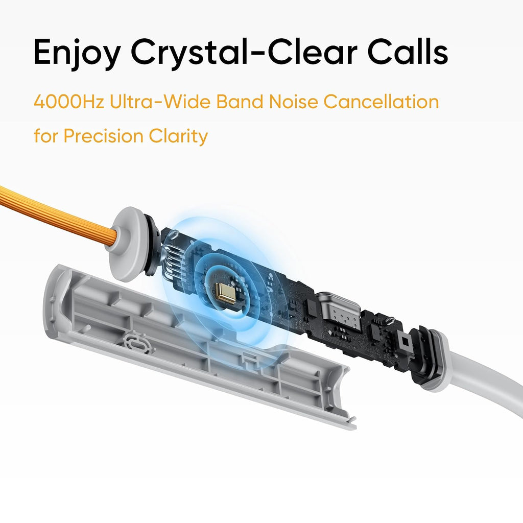 realme Buds Wireless 5 ANC in Ear Bluetooth Headphones,50dB ANC, 13.6mm Dynamic Bass Driver,360? Spatial Audio,45ms Low Latency,Upto 38hrs Playback,IP55 Rating,Dual Device Connection (Dawn Silver)