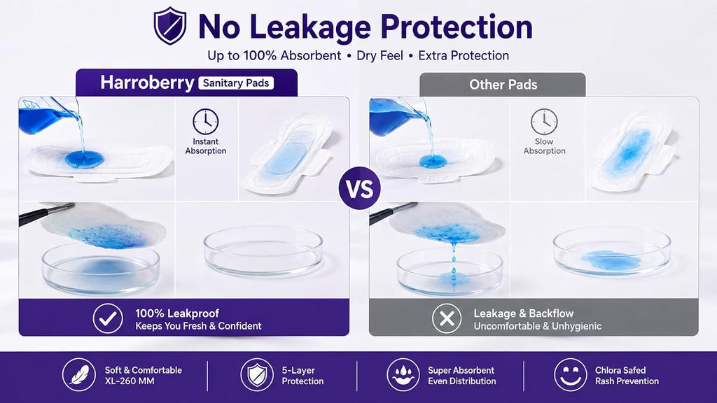 XXL Sanitary Pads for Women (40 Pads) | Secure Nights Protection | Cottony Soft | Leak Lock Technology | Odour Control | Up to 12 Hours Protection | With Wings