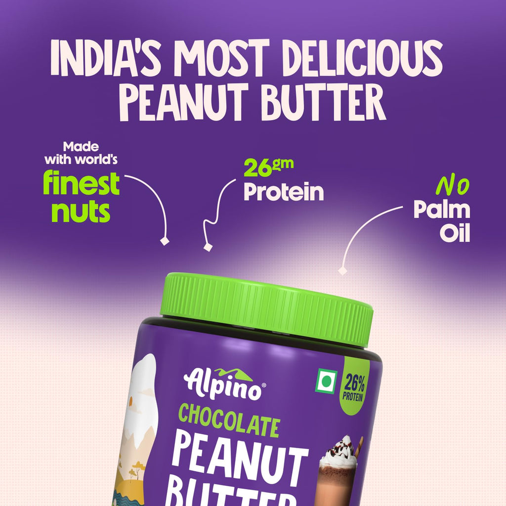ALPINO Chocolate Peanut Butter Smooth 1kg