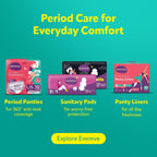 Evereve Comfort Sanitary Pads for Women, XL+ 320mm, Longest and Widest Day Pad, Thick Soft Fabric, Breathable Rash-Free Wear, Deep Absorption, Up to 100% Leak Protection, All Day Comfort, Pack of 24x2