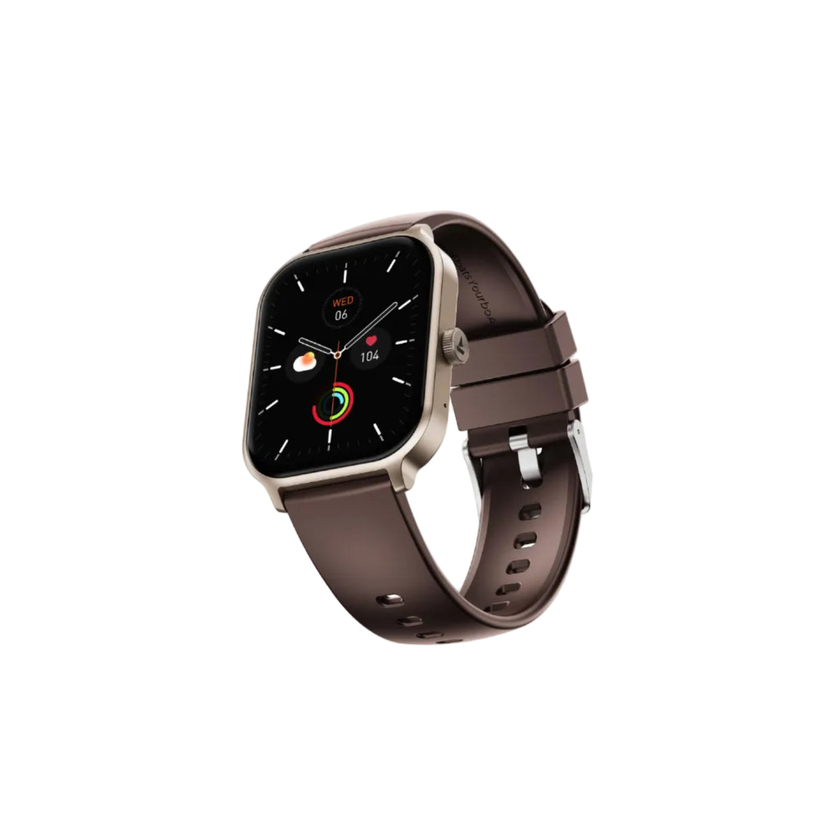 boAt Ultima Ember 2 Smartwatch, 1.96” AMOLED Display, Ultra Bright 1000 nits Brightness, AOD, Personalized Fitness Nudges, Functional Crown, 100+ Sports Mode smartwatch for Men & Women (Coffee Brown)