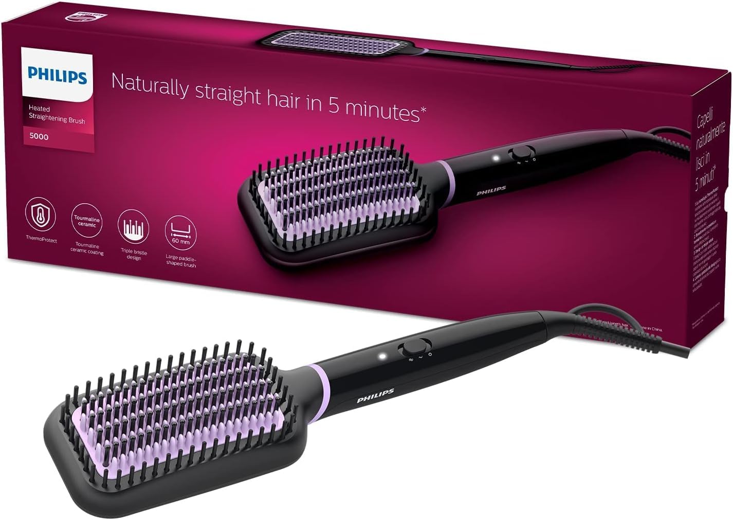 Philips StyleCare Essential BHH880/00 Extra Large Brush Area, ThermoProtect