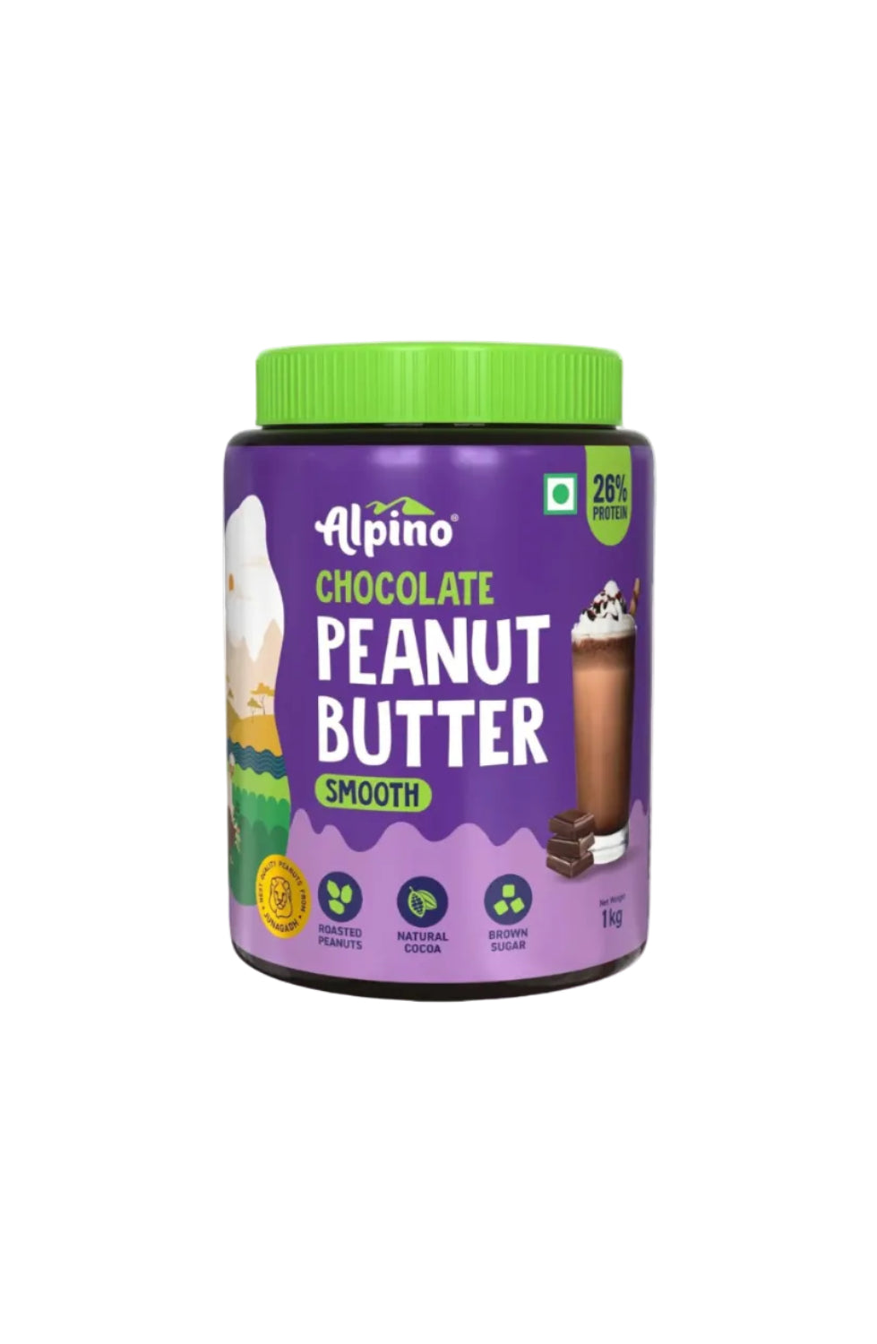 ALPINO Chocolate Peanut Butter Smooth 1kg