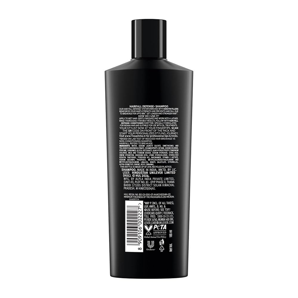 TRESemme Hairfall Defense+ Shampoo 180ml