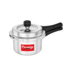 Prestige 1.5 Litre Aluminium Popular Svachh Outerlid Pressure Cooker|Deep Lid for spillage Control|Virgin Aluminium|Gas Compatible|Controlled Gasket Release...