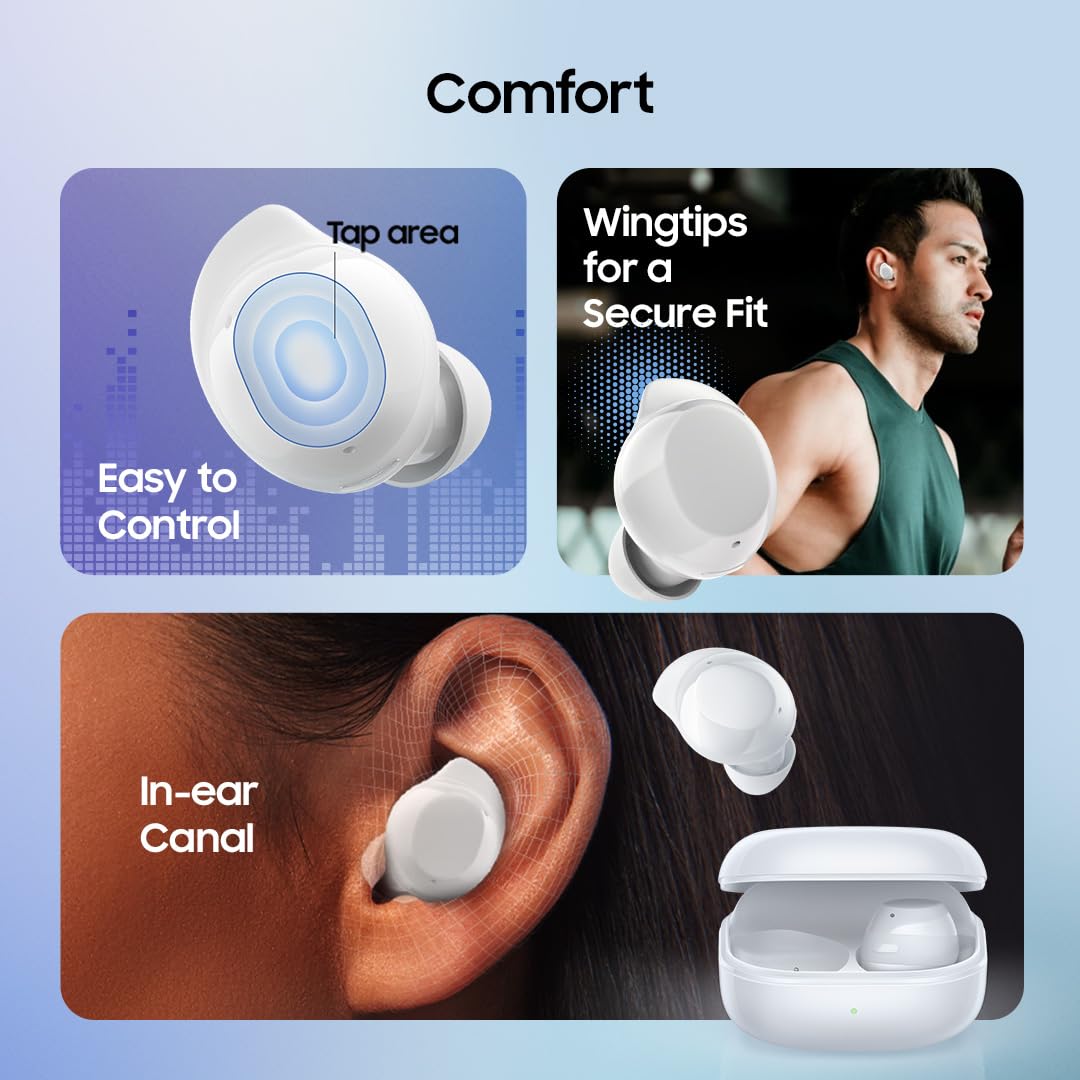 Samsung Galaxy Buds Core (White) Galaxy AI Enabled in-Ear TWS with ANC | Enriched Bass | 6 Mic Setup | IP54 | 35hrs Battery | Touch Controls