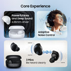 Samsung Galaxy Buds Core (White) Galaxy AI Enabled in-Ear TWS with ANC | Enriched Bass | 6 Mic Setup | IP54 | 35hrs Battery | Touch Controls