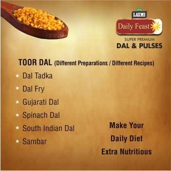 Laxmi Daily Feast Super Premium Toor Dal Oily 2KG