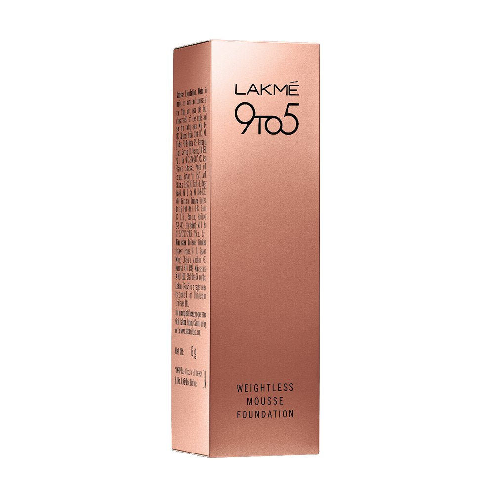 LAKMÉ 9 to 5 Weightless Mousse Foundation Mini,6g