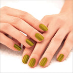 Lakmé 9 to 5 Primer + Gloss Nail Colour, Mustard Master, 6 ml