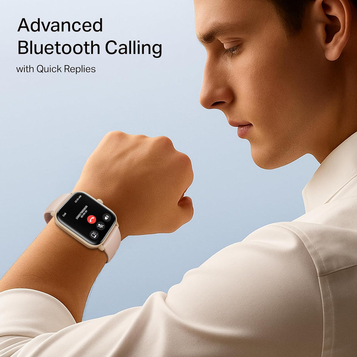 boAt Wave Call 3 Smartwatch 1.83” HD Display with Animated Watch Faces; BT Calling, Functional Crown, Multiple Sports Modes, IP68, HR, SpO2 Monitor, Smart Watches for Men & Women (Spring Blossom)