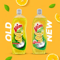 Vim Dishwash Liquid Gel Lemon|| With Lemon Fragrance|| Leaves No Residue|| Grease Cleaner For All Utensils|| 750 ml Bottle