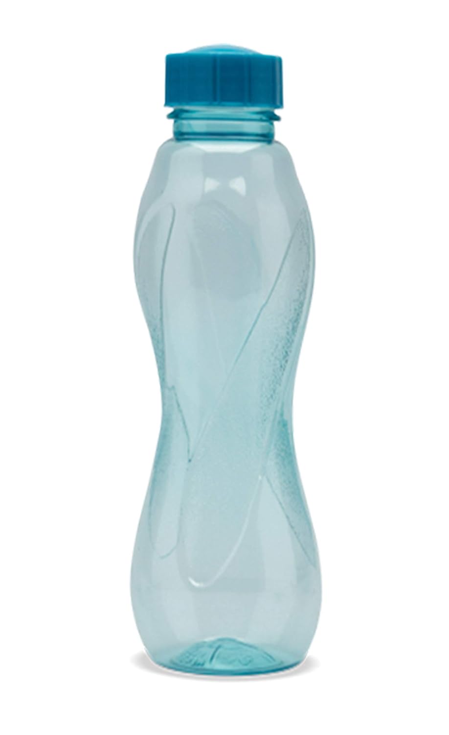 MILTON Oscar, Pack of 6 Water Bottles, 1 Litre each, Reusable Plastic Fridge Bottle Set, BPA Free and Leak Proof Bottles for Travel, Work, Blue