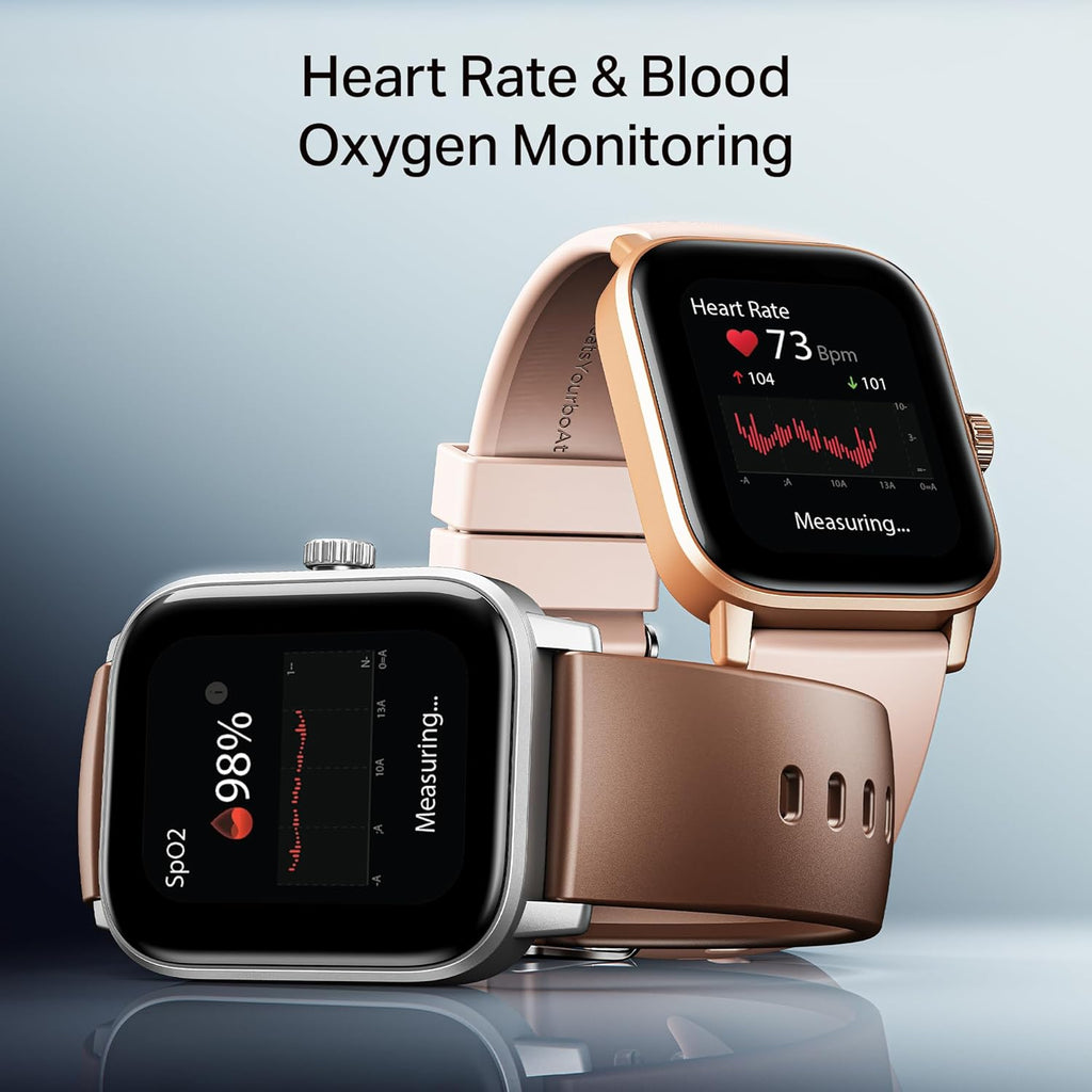 boAt Wave Call 3 Smartwatch 1.83” HD Display with Animated Watch Faces; BT Calling, Functional Crown, Multiple Sports Modes, IP68, HR, SpO2 Monitor, Smart Watches for Men & Women (Spring Blossom)