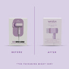 WINSTON Ionic Foldable Hair Dryer - 1200W | Compact, Foldable, and Damage-Free Drying Blow Dryer with Low Noise & Overheat Protection - 1 Year Warranty