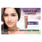 LAKMÉ 9 to 5 Weightless Mousse Foundation Mini,6g