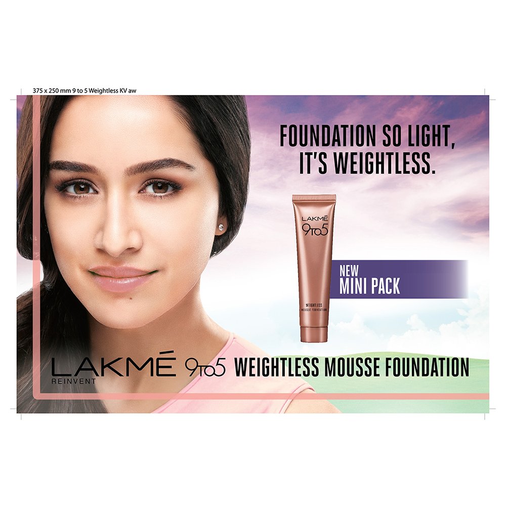 LAKMÉ 9 to 5 Weightless Mousse Foundation Mini,6g