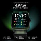 boAt Storm Infinity w/21 Days Extensive Battery Life, BT Calling, Huge 550mAh Battery, Fast Charge, 1.83” (4.65cm) Display, HR, SpO2 & Sleep Tracking, Smart Watch for Men & Women (Sports Black)